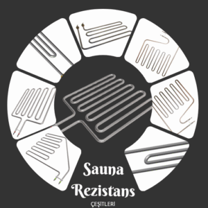 Marmaline - 3000w - 30*45cm - 8.5Ø - 6 Boğumlu Sauna Isıtıcı Rezistansı - 220v