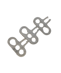 Marmaline - Plastik Pul 3 Delikli, Tırnaklı