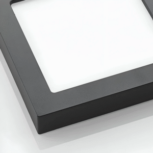 Marmaline - 24 Watt - Siyah Kasa - Sıva Üstü Kare  Led Spot Panel - 3200k - Gün Işığı