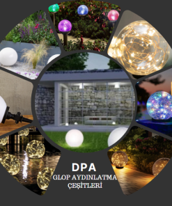 DPA 1777 - Duvar Tipi 50'lik Salyangoz Alüminyum Döküm Siyah Bahçe Armatürü