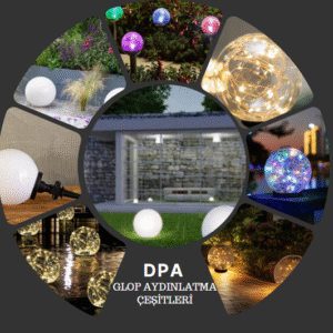 DPA 1777 - Duvar Tipi 50'lik Salyangoz Alüminyum Döküm Siyah Bahçe Armatürü