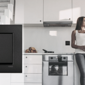 Viko Novella Siyah Çocuk Korumalı Topraklı Priz (Çerçeve Hariç)