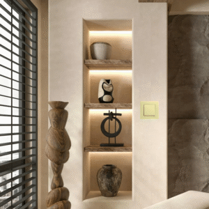 Viko Novella Bronz/Gold Yatay İkili Priz Çerçevesi