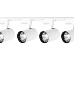 Universal  - 2 Metre Raylı, 120w 4 Adet Spotlu Ray Spot Seti - Beyaz Kasa - Beyaz Işık - 6500K