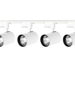 Universal  - 1 Metre Raylı, 120w 4 Adet Spotlu Ray Spot Seti - Beyaz Kasa - Beyaz Işık  - 6500K
