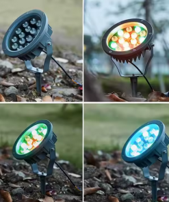 6cm - 5w - Ip68 - Su/Darbeye Dayanıklı - Kazıklı Çim Armatürü - Yeşil