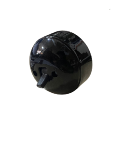 Eski Tip Sıva Üstü Siyah Anahtar ( Eski Tip Yuvarlak Siyah Nostalji Anahtar)