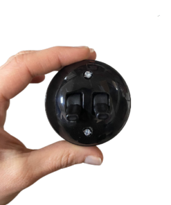 Eski Tip Sıva Üstü Siyah Komütatör ( Eski Tip Yuvarlak Siyah Nostalji İkili Anahtar)