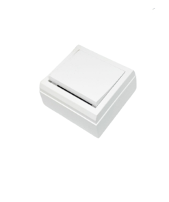 Kare Sıva Üstü Beyaz Anahtar