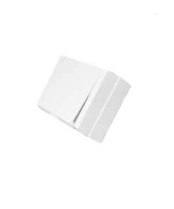 Kare Sıva Üstü Beyaz Kapaklı Topraklı Priz