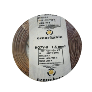 Öznur - 1.5mm2 Nya Kablo - Kahverengi (100 mt)