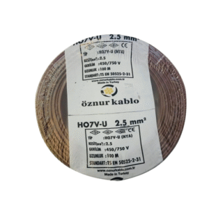 Öznur - 2.5mm2 Nya Kablo - Kahverengi (100 mt)