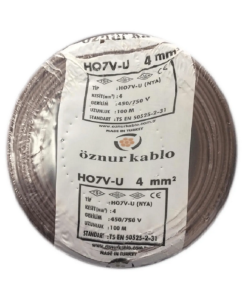 Öznur - 4mm2 Nya Kablo - Kahverengi (1 mt)