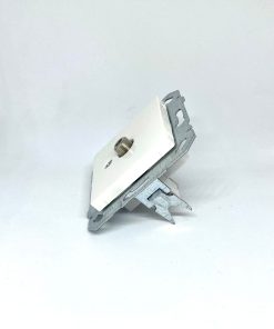 Netelsan Byobu Beyaz Uydu Prizi F Konnektörlü (Sonlu) (Çerçeve Hariç)