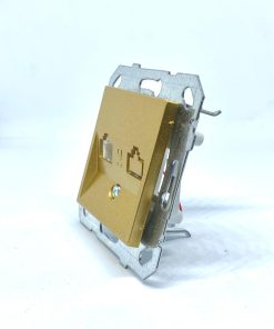 Netelsan Byobu Gold Tekli Numaris Telefon Prizi (Rj11) (Çerçeve Hariç)