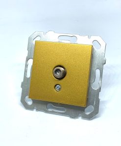 Netelsan Byobu Gold Uydu Priz F Konnektörlü (Sonlu) (Çerçeve Hariç)