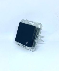 Netelsan Byobu Siyah Kapaklı Topraklı Priz (Çerçeve Hariç)