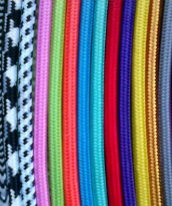 Marmaline - 2'li Ttr Kablo, Örgülü Sütlü Kahve / Haki Zigzag