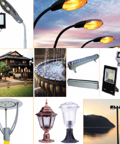 DPA 1777 - Duvar Tipi 50'lik Salyangoz Alüminyum Döküm Siyah Bahçe Armatürü