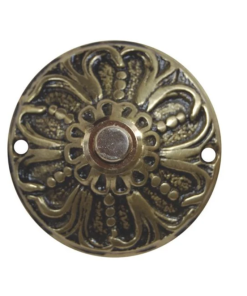 Taç Döküm Zil Butonu - Büyük (Eski Tip Nostalji Zil Butonu)