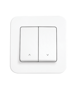 Viko Rollina Beyaz İkili Jaluzi Kumanda Anahtarı (Çerçeve Dahil)