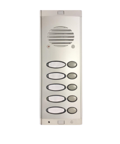 Boçi - 6 Butonlu - Tek Sıra - Konuşmalı Zil Paneli