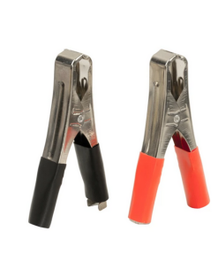 Marmaline - 100mm Büyük Akü Maşası Takımı - Siyah+Kırmızı