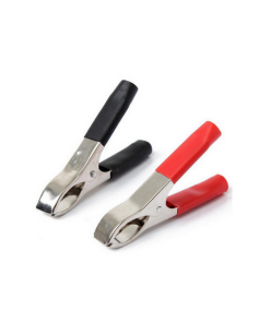 Marmaline - 75mm Küçük Akü Maşası Takımı - Siyah+Kırmızı