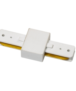 Universal - Monofaze Spot Rayı Ekleme Aparatı (Ara Bağlantı) - Beyaz