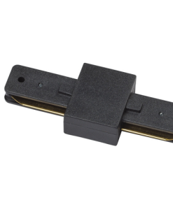 Universal - Monofaze Spot Rayı Ekleme Aparatı (Ara Bağlantı) - Siyah