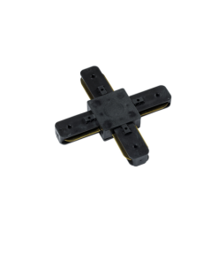 Universal - Monofaze Spot Rayı X - 4'lü Ek Aparatı - Siyah (Artı Bağlantı)