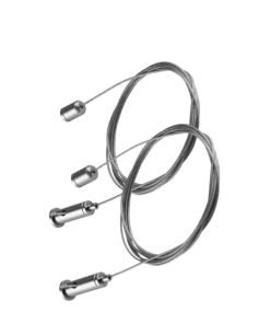 Universal - Monofaze Spot Rayı Zincirli Asansörlü Askı Teli - 2 Metre (2'li Paket)