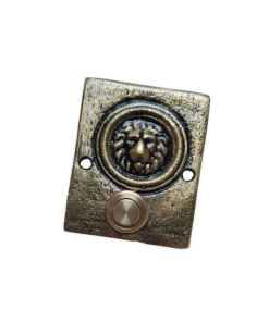 Aslanbaşı Dikdörtgen Döküm Zil Butonu (Eski Tip Nostalji Zil Butonu)