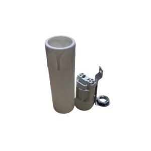 Marmalline - E14 Avize Mum Duyu - 10 cm - Beyaz (Takım)