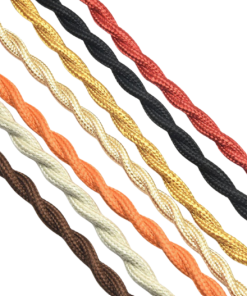 Marmaline - 2'li Burgulu Kablo, Örgülü -  A.Turuncu