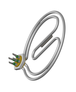 Marmaline - 3000w - 22*22cm - 8.5Ø - Büyük Yuvarlak Semaver Ve Çay Kazanı Makinesi Isıtıcı Rezistansı