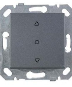 Netelsan Byobu Füme Tekli Jaluzili Kumanda Anahtarı (Çerçeve Hariç)