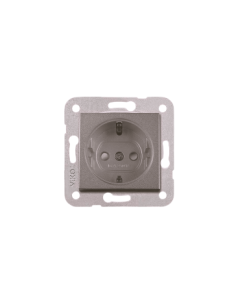 Viko Trenda Antrasit Çocuk Korumalı Topraklı Priz (Çerçeve Hariç)