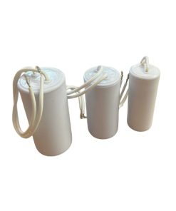 Hawcon - 100 uF / 400 Volt Daimi, Kablolu, Tüp Kondansatör