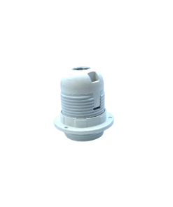 Marmaline - E27 Tam Dişli İtalyan Avize Duyu, Geçmeli (Beyaz)