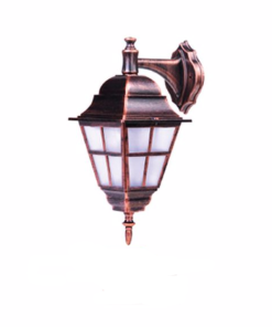 DPA 1049 - Duvar Tipi 55'lik Bakır ABS Kare Çıtalı Bahçe Armatürü