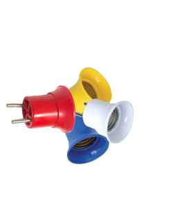 Marmaline - E27 Plastik Duy Fiş (Karışık Renkli)