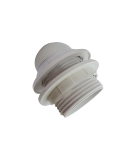 Marmaline - E27 Yarım Dişli İtalyan Avize Duyu, Geçmeli (Beyaz)