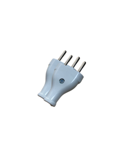 Örgün - Yassı Topraksız Erkek Fiş - Beyaz