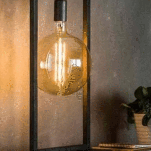 Global - 8w E27 Duylu, G125 - Yuvarlak Büyük Boy Led Glop Tipi Rustik Ampul - Bal Camlı - Amber