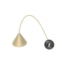 Marmaline - 35 Cm Plastik Üçgen Rözanslı Hazır Avize E27 Duylu Tesisat - Gold