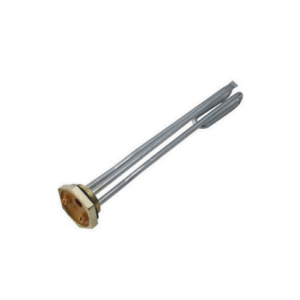 Marmaline - 3000w - 30cm - 8.5Ø - 1-1/4''  Dişli & Kafalı Krom Kıvrık Güneş Enerji Rezistansı - 220v
