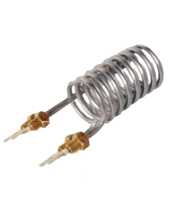 Marmaline - 2000w - 6*13cm - 8.5Ø - Kıvrımlı Dikey Semaver Ve Çay Kazanı Makinesi Isıtıcı Rezistansı