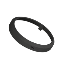 Marmaline - 12w - Plastik Sıva Üstü Yuvarlak Led Panel Kasası - Siyah