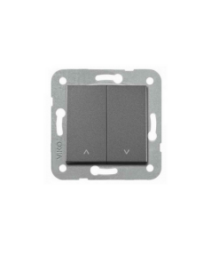 Viko Novella Füme İkili Jaluzili Kumanda Anahtarı - (Çerçeve Hariç)